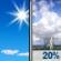 Today: Sunny then Slight Chance Showers And Thunderstorms