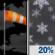 Tonight: Partly Cloudy then Slight Chance Light Snow