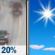Friday: Slight Chance Light Rain then Sunny