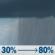 Tuesday: Rain showers. Mostly cloudy. High near 54, with temperatures falling to around 51 in the afternoon. Southwest wind 3 to 15 mph, with gusts as high as 23 mph. Chance of precipitation is 80%. New rainfall amounts less than a tenth of an inch possible. Tuesday: Rain Showers