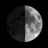 Waning Crescent, Moon at 8 days in cycle
